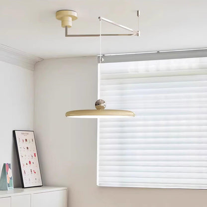 Adjustable Swing Arm Disc Ceiling Pendant Light - Arrielight
