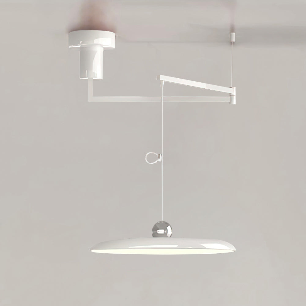Adjustable Swing Arm Disc Ceiling Pendant Light - Arrielight