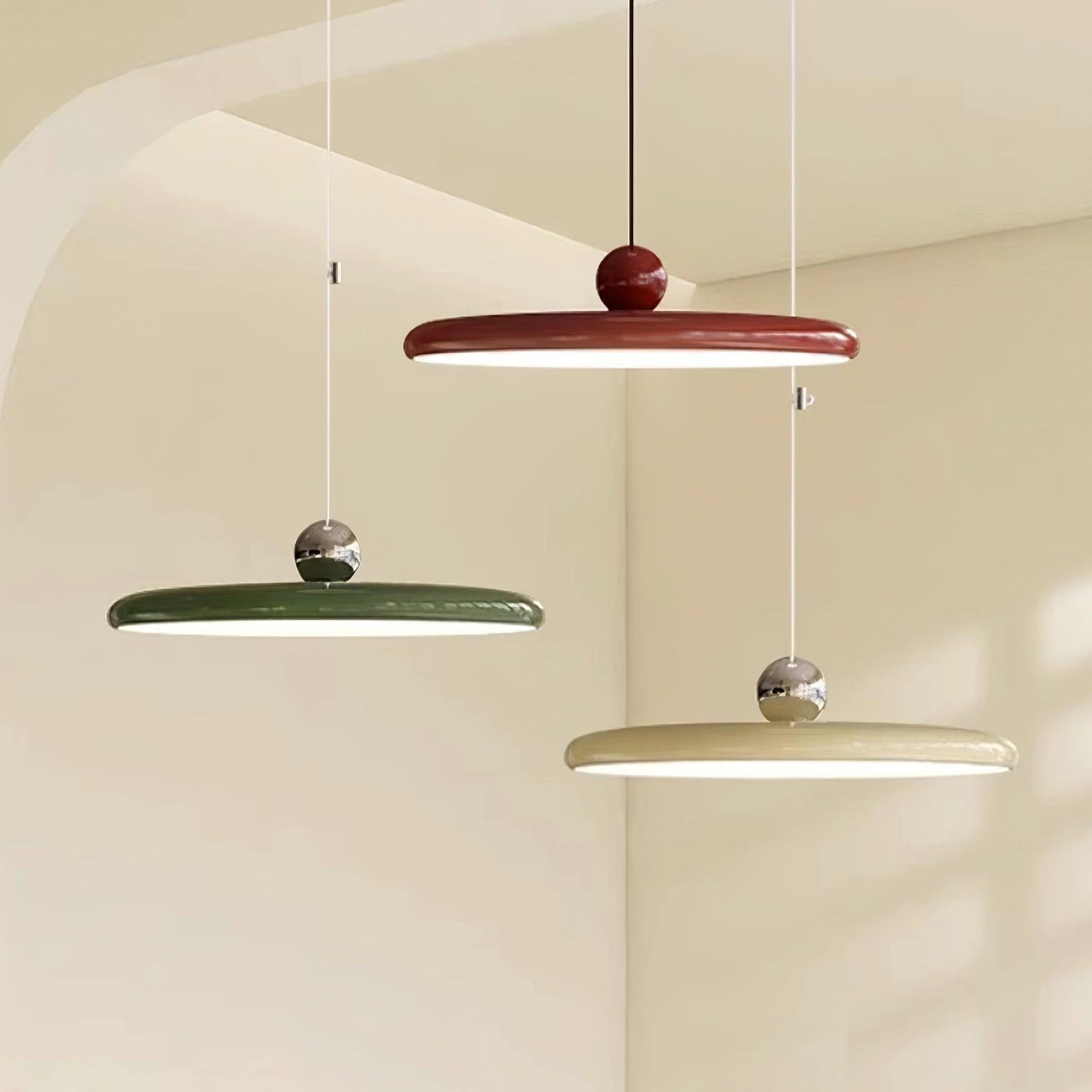 Adjustable Swing Arm Disc Ceiling Pendant Light - Arrielight