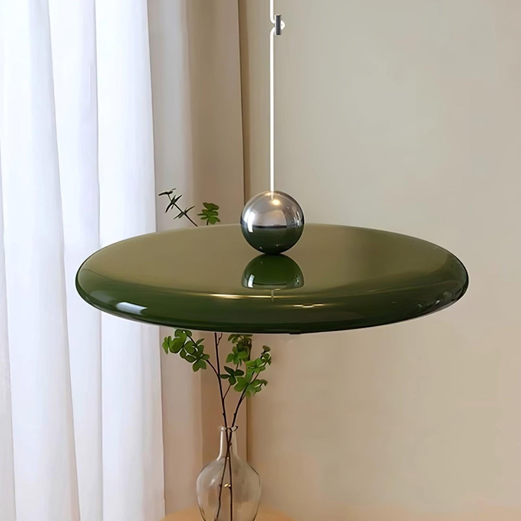 Adjustable Swing Arm Disc Ceiling Pendant Light - Arrielight