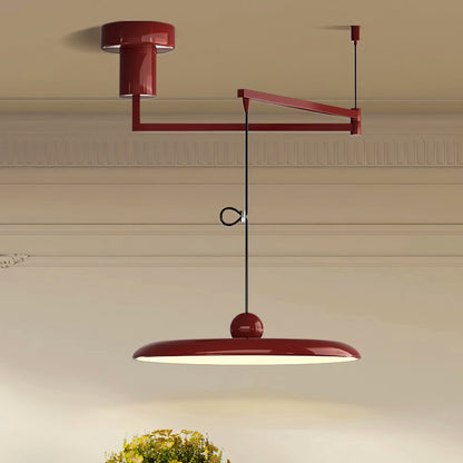 Adjustable Swing Arm Disc Ceiling Pendant Light - Arrielight