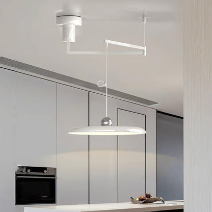 Adjustable Swing Arm Disc Ceiling Pendant Light - Arrielight
