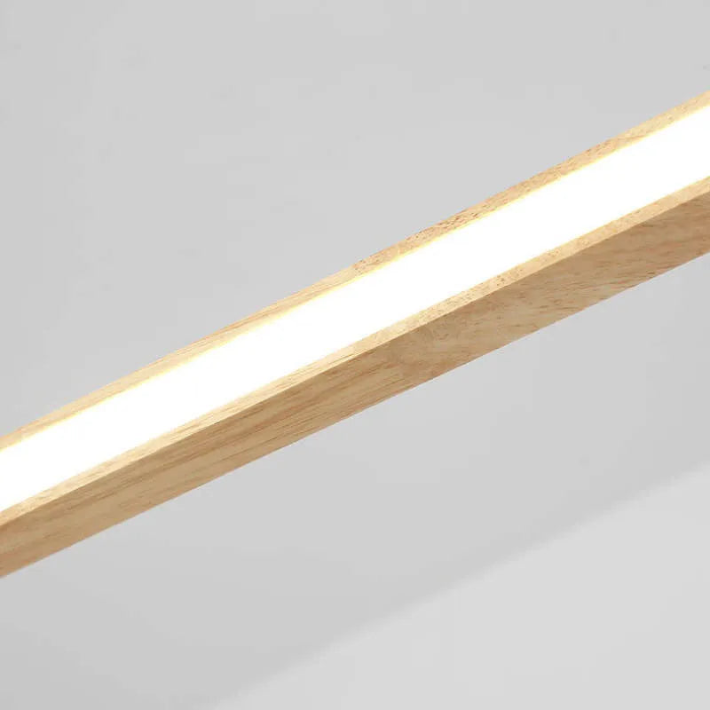 Oval Wood and Acrylic LED Ceiling Pendant - Arrielight