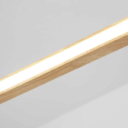 Oval Wood and Acrylic LED Ceiling Pendant - Arrielight