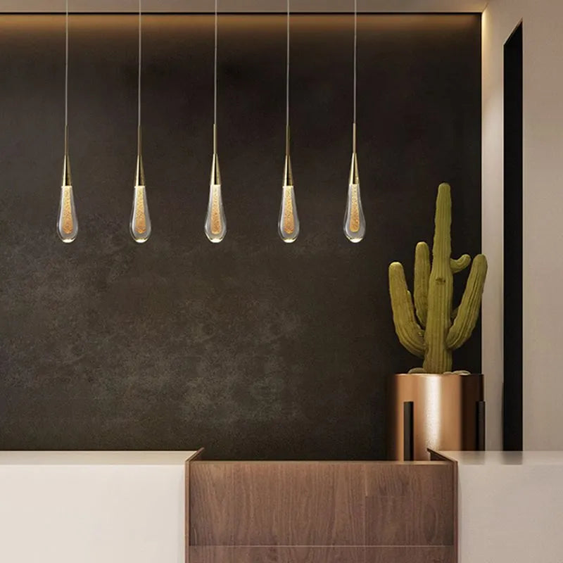 Crystal Teardrop LED Ceiling Pendant - Arrielight