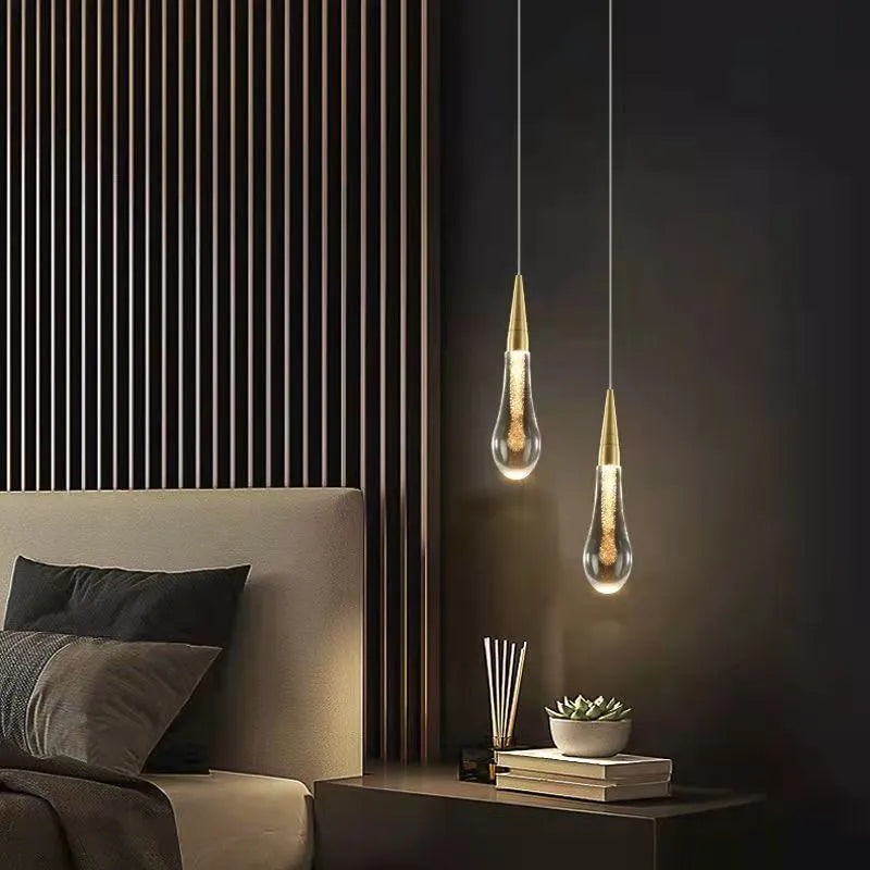 Crystal Teardrop LED Ceiling Pendant - Arrielight