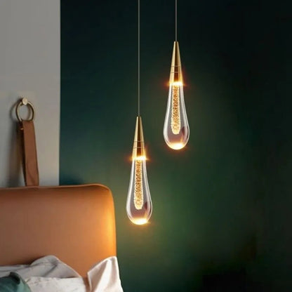 Crystal Teardrop LED Ceiling Pendant - Arrielight