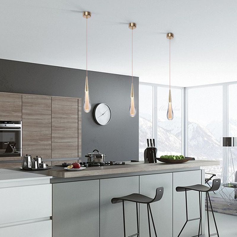 Crystal Teardrop LED Ceiling Pendant - Arrielight