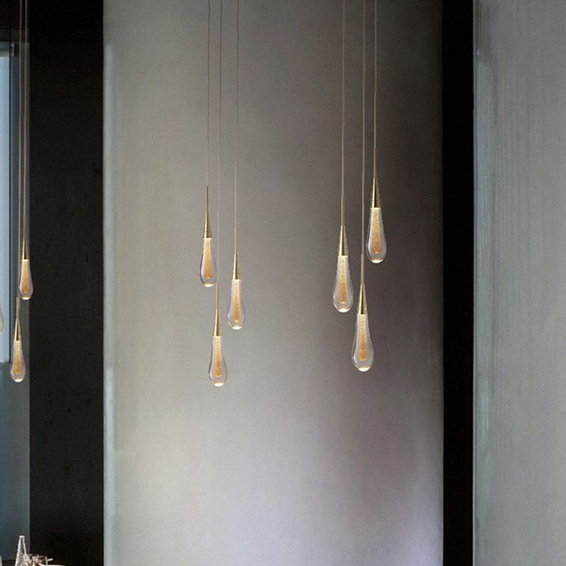 Crystal Teardrop LED Ceiling Pendant - Arrielight