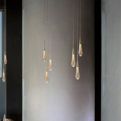Crystal Teardrop LED Ceiling Pendant - Arrielight