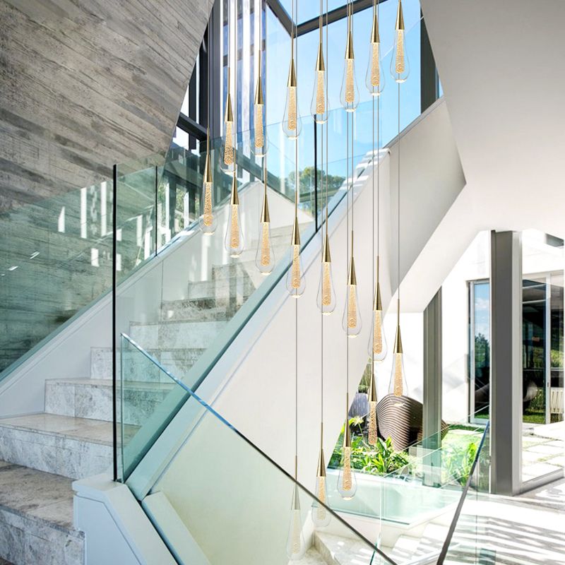 Crystal Teardrop LED Ceiling Pendant - Arrielight