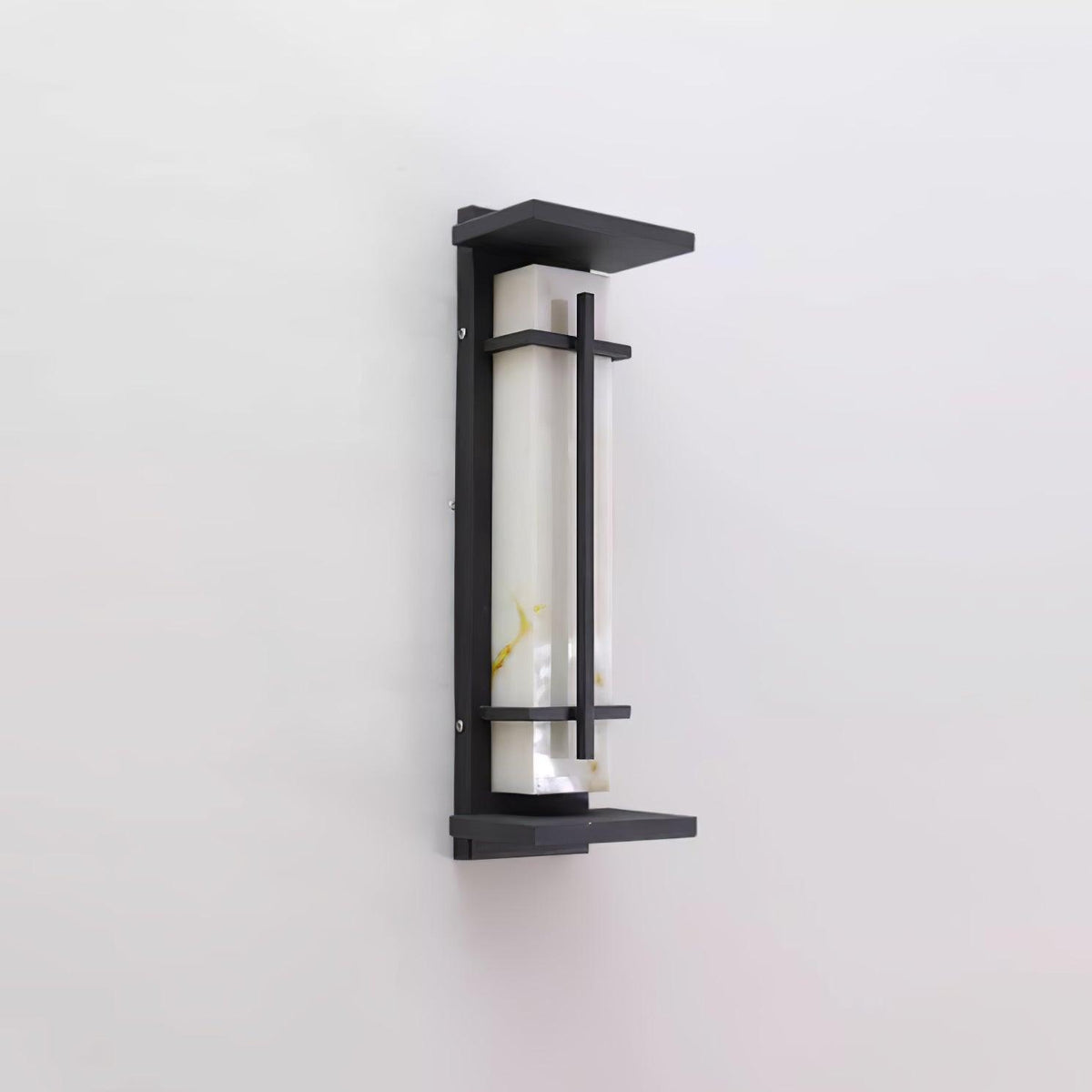 Alabaster-Effect Linear LED Outdoor Wall Light - Arrielight