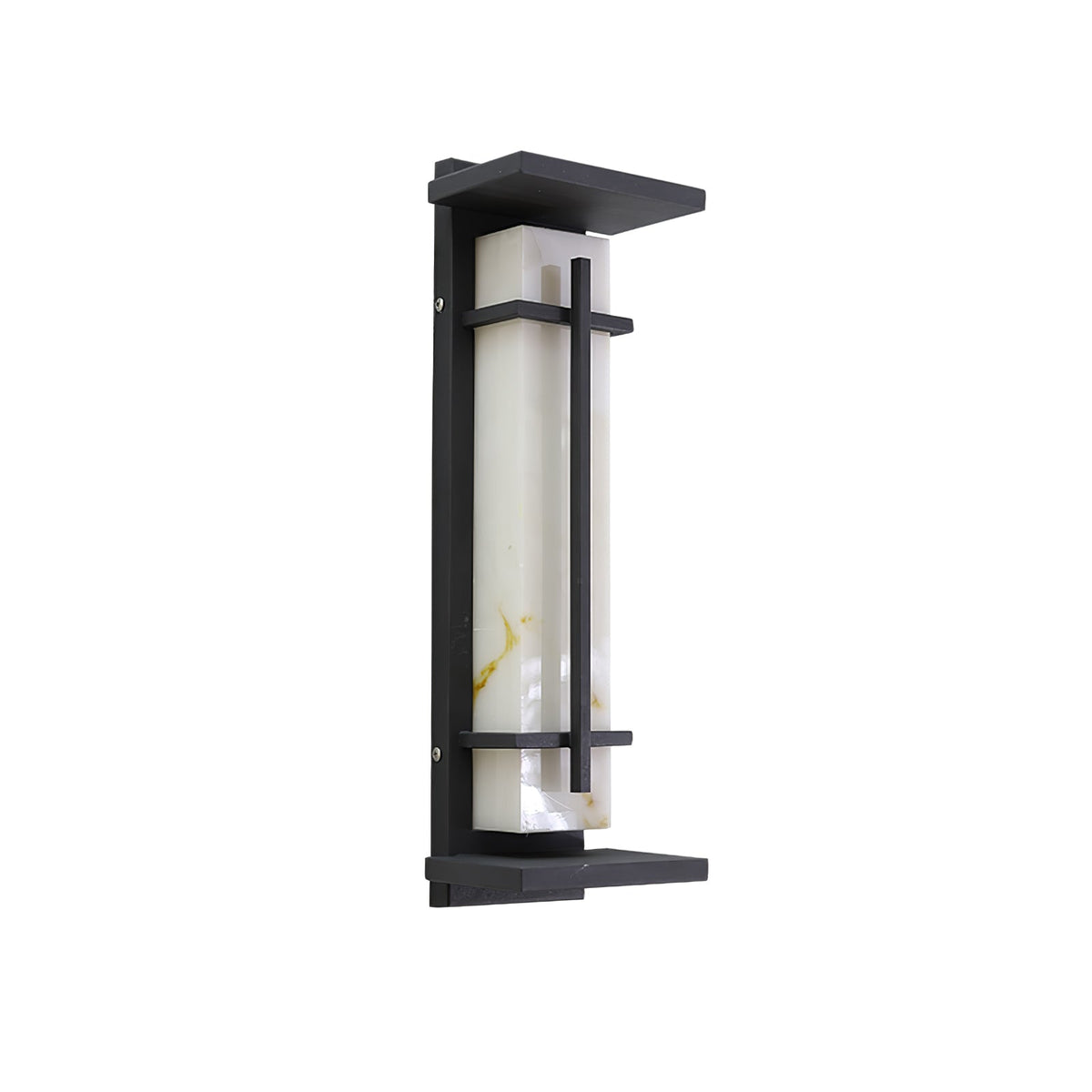 Alabaster-Effect Linear LED Outdoor Wall Light - Arrielight