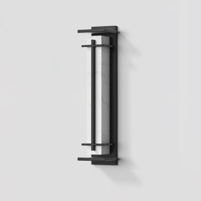 Alabaster-Effect Linear LED Outdoor Wall Light - Arrielight