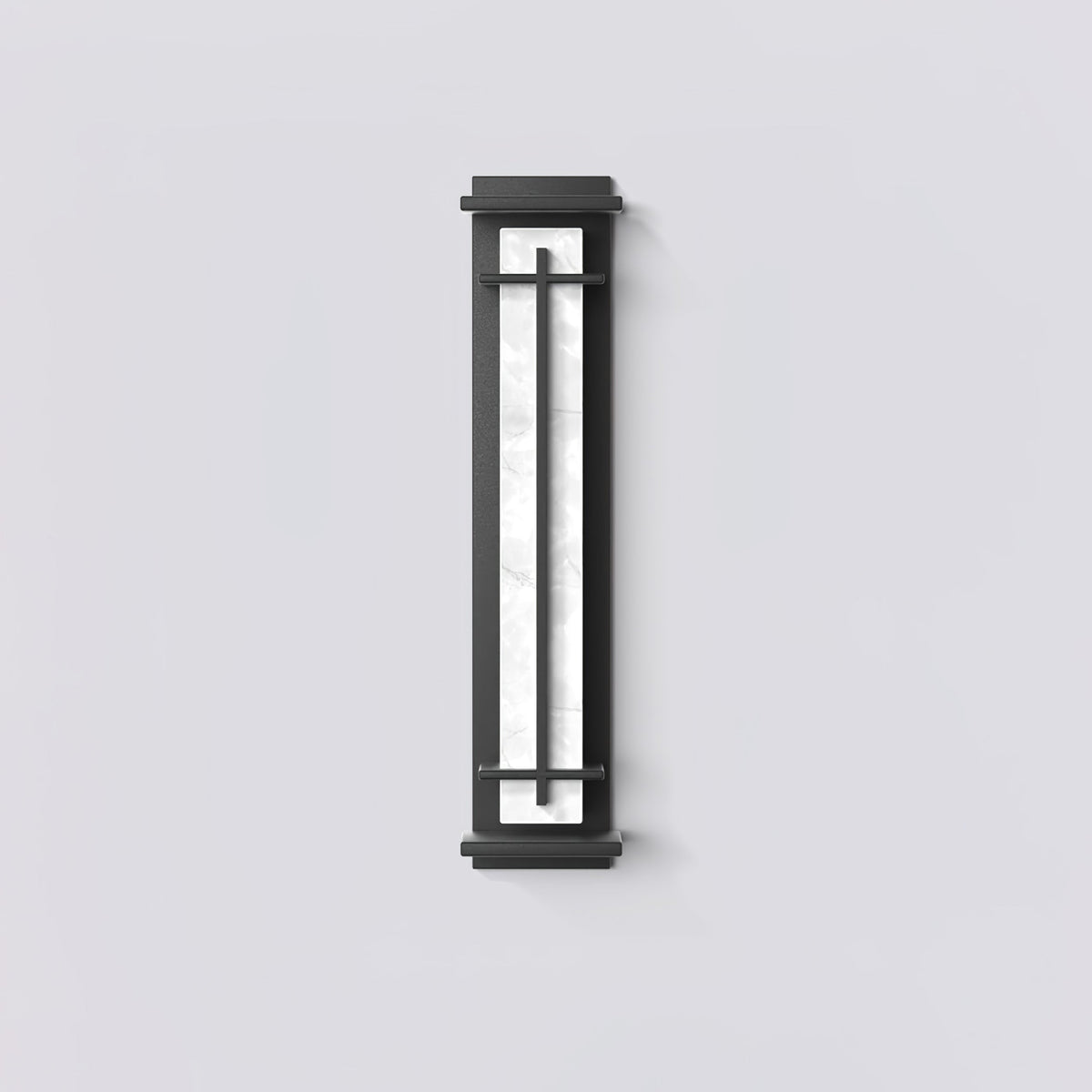 Alabaster-Effect Linear LED Outdoor Wall Light - Arrielight