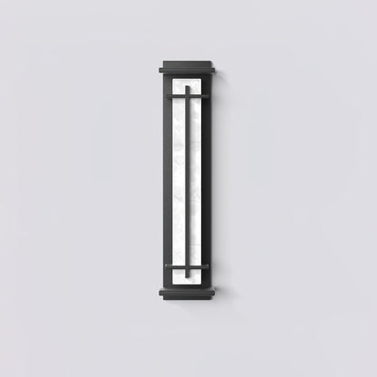 Alabaster-Effect Linear LED Outdoor Wall Light - Arrielight