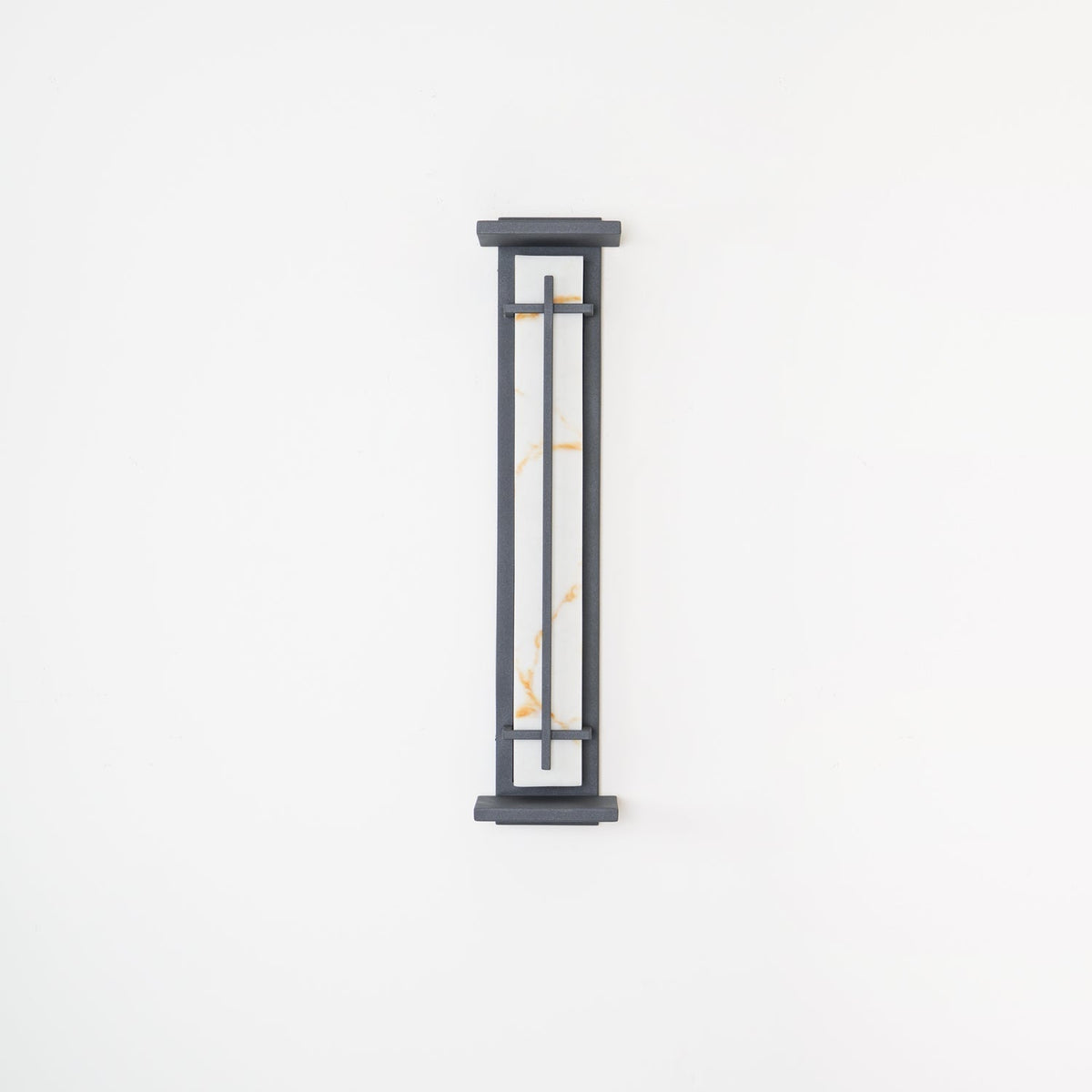 Alabaster-Effect Linear LED Outdoor Wall Light - Arrielight