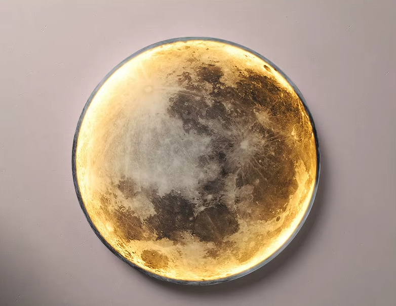Decorative Moon LED Wall Light