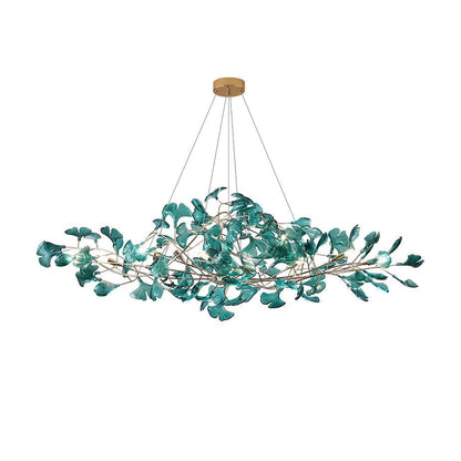 Leaf Branch Acrylic Ceiling Chandelier - Arrielight