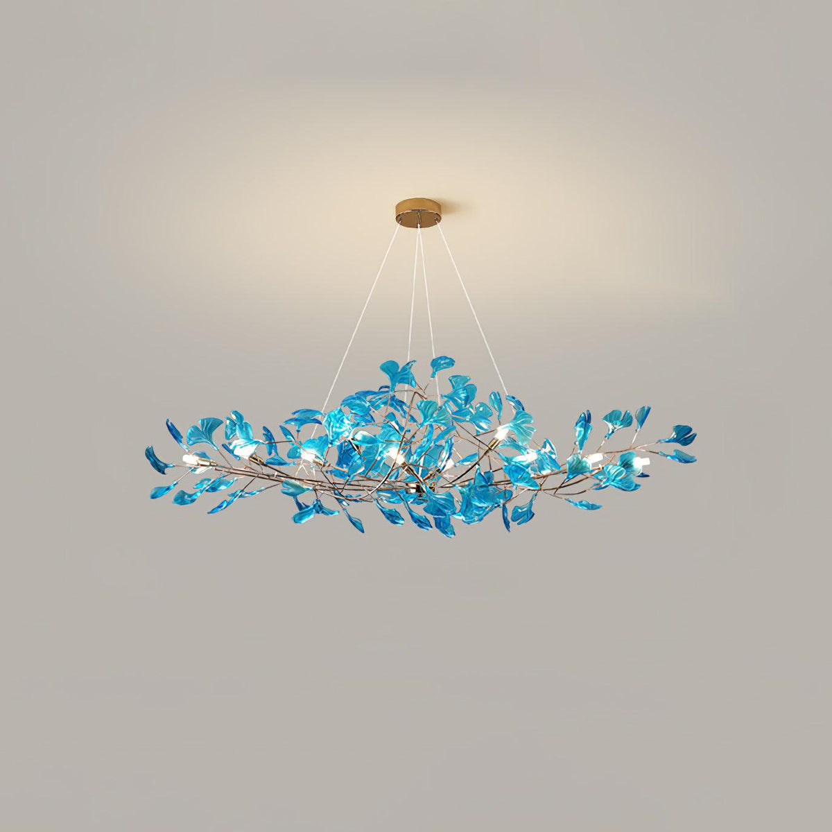 Leaf Branch Acrylic Ceiling Chandelier - Arrielight