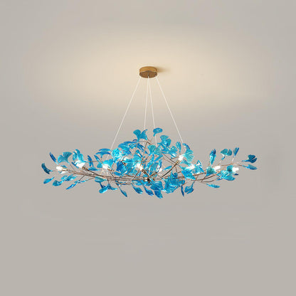 Leaf Branch Acrylic Ceiling Chandelier - Arrielight