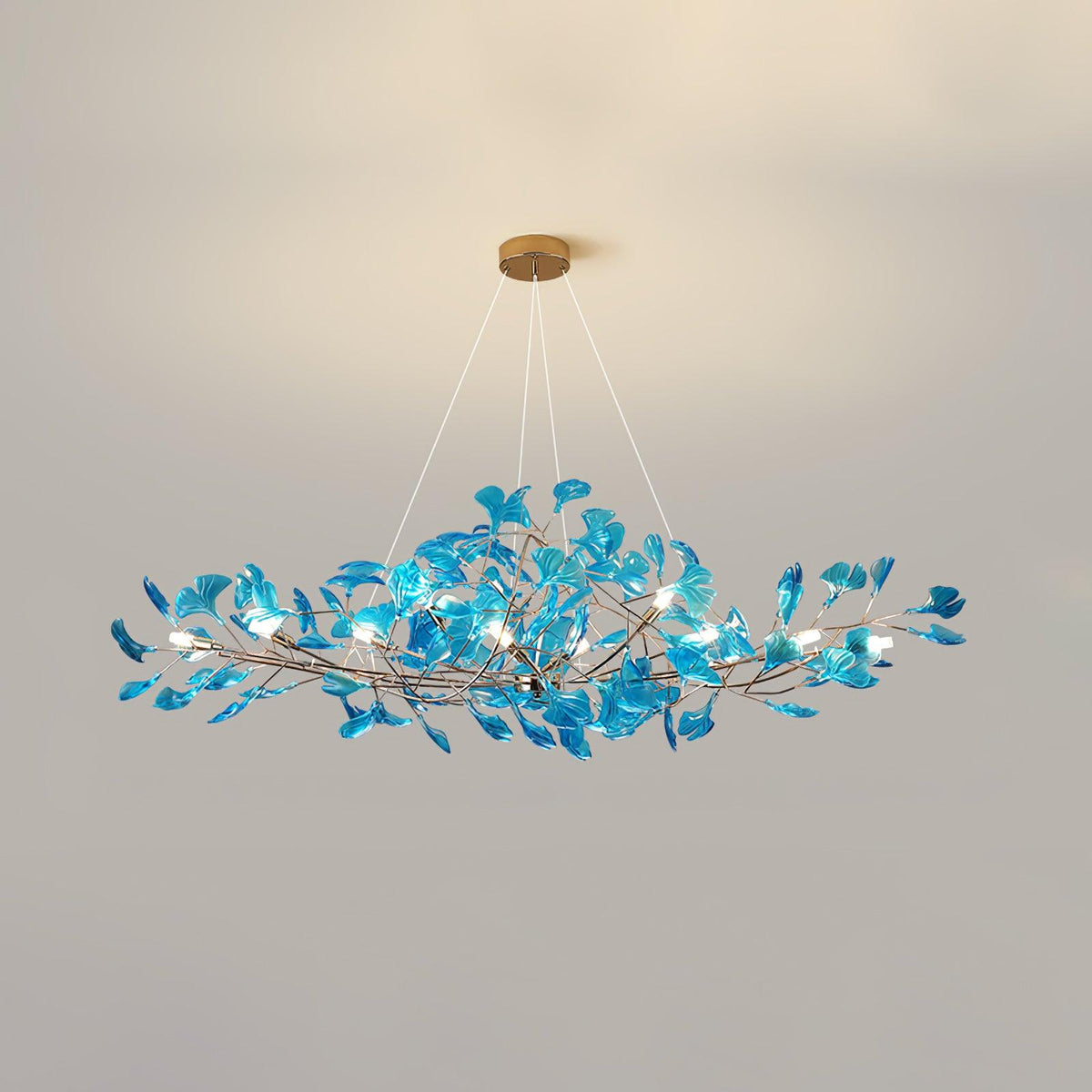 Leaf Branch Acrylic Ceiling Chandelier - Arrielight
