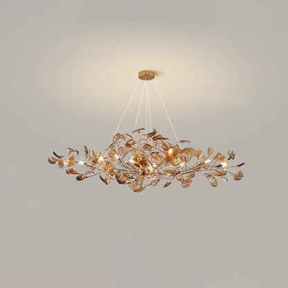 Leaf Branch Acrylic Ceiling Chandelier - Arrielight