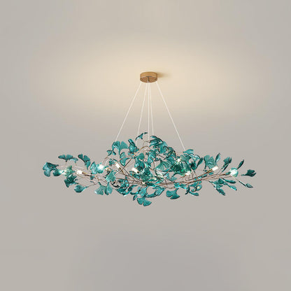 Leaf Branch Acrylic Ceiling Chandelier - Arrielight