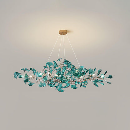 Leaf Branch Acrylic Ceiling Chandelier - Arrielight