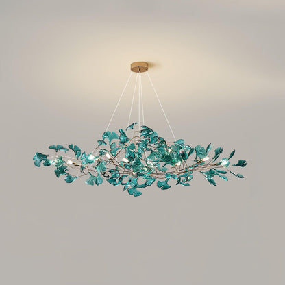 Leaf Branch Acrylic Ceiling Chandelier - Arrielight