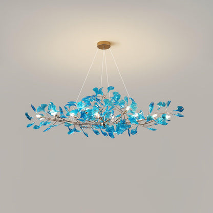 Leaf Branch Acrylic Ceiling Chandelier - Arrielight