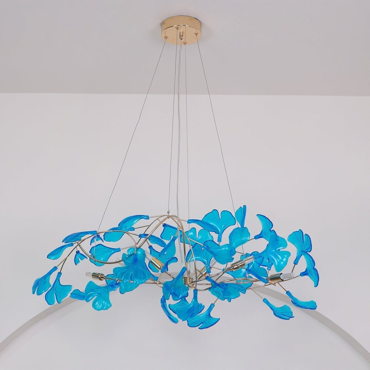 Leaf Branch Acrylic Ceiling Chandelier - Arrielight