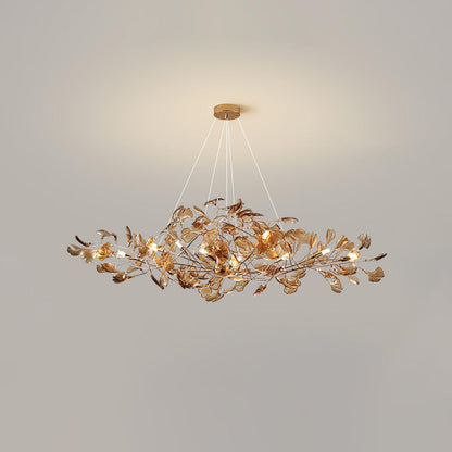 Leaf Branch Acrylic Ceiling Chandelier - Arrielight