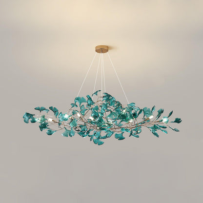 Leaf Branch Acrylic Ceiling Chandelier - Arrielight