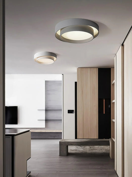 Modern LED Ceiling Light – Elegant Round Flush Mount for Living Room & Bedroom