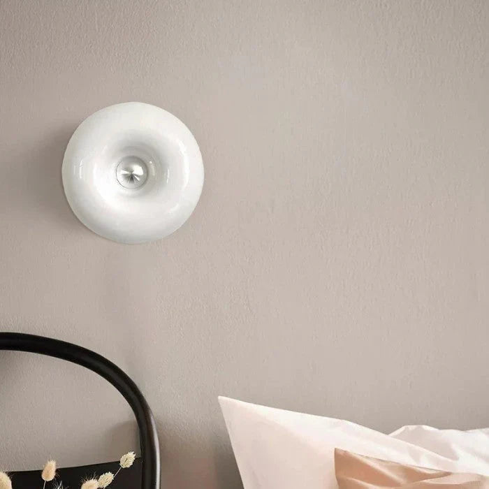 LED Donut Wall Light – Designer Halo Effect Wall Sconce