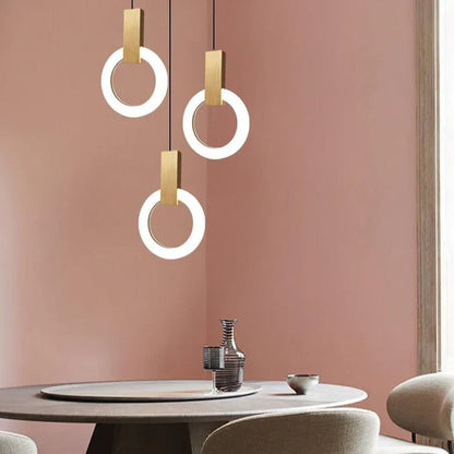 Modern LED Ring Pendant Light