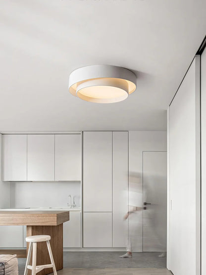 Modern LED Ceiling Light – Elegant Round Flush Mount for Living Room & Bedroom