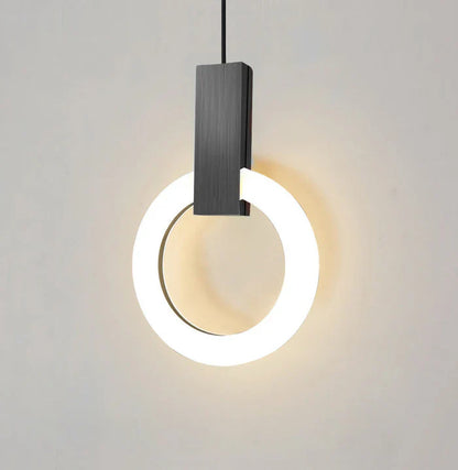Modern LED Ring Pendant Light