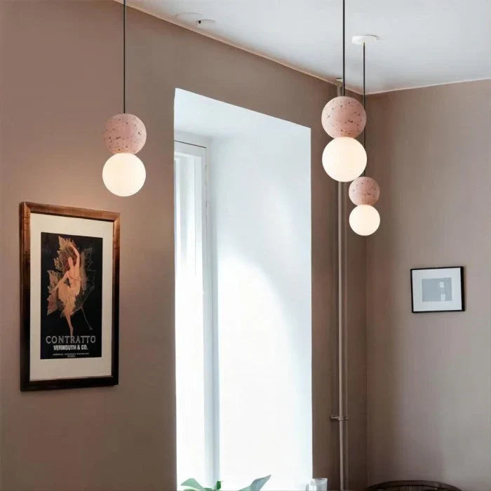 LED Pendant Light “Double Sphere”