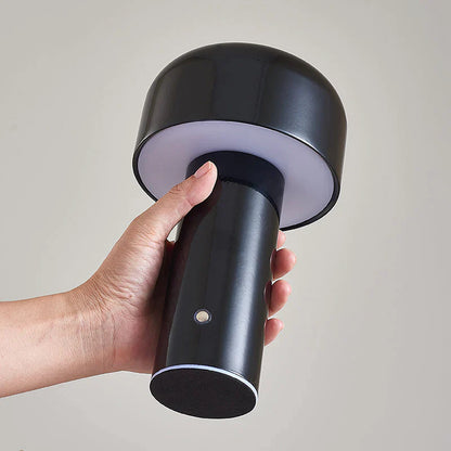 Mushroom LED Table Lamp – Portable, Rechargeable & Touch Control