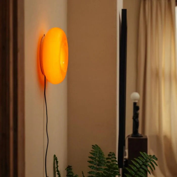 LED Donut Wall Light – Designer Halo Effect Wall Sconce