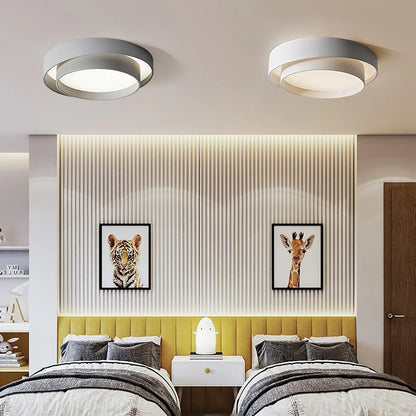 Modern LED Ceiling Light – Elegant Round Flush Mount for Living Room & Bedroom
