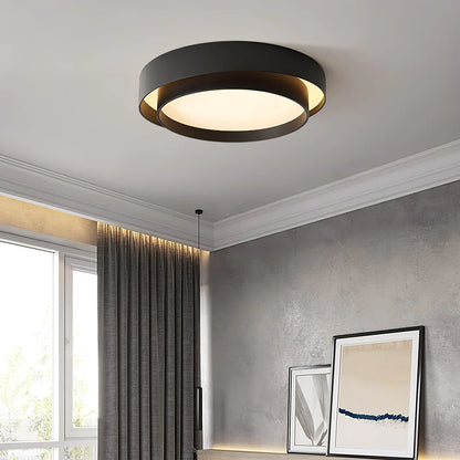Modern LED Ceiling Light – Elegant Round Flush Mount for Living Room & Bedroom
