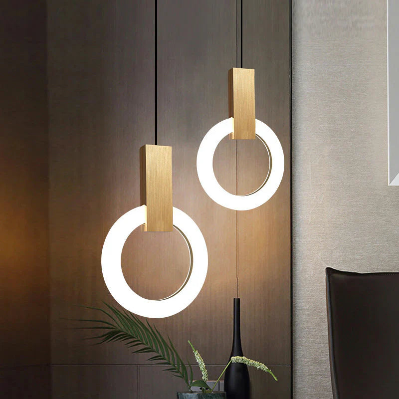 Modern LED Ring Pendant Light