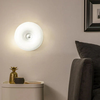 LED Donut Wall Light – Designer Halo Effect Wall Sconce