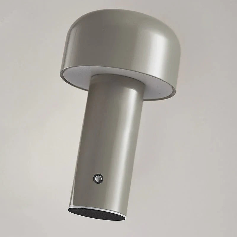 Mushroom LED Table Lamp – Portable, Rechargeable & Touch Control