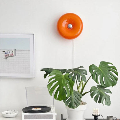 LED Donut Wall Light – Designer Halo Effect Wall Sconce