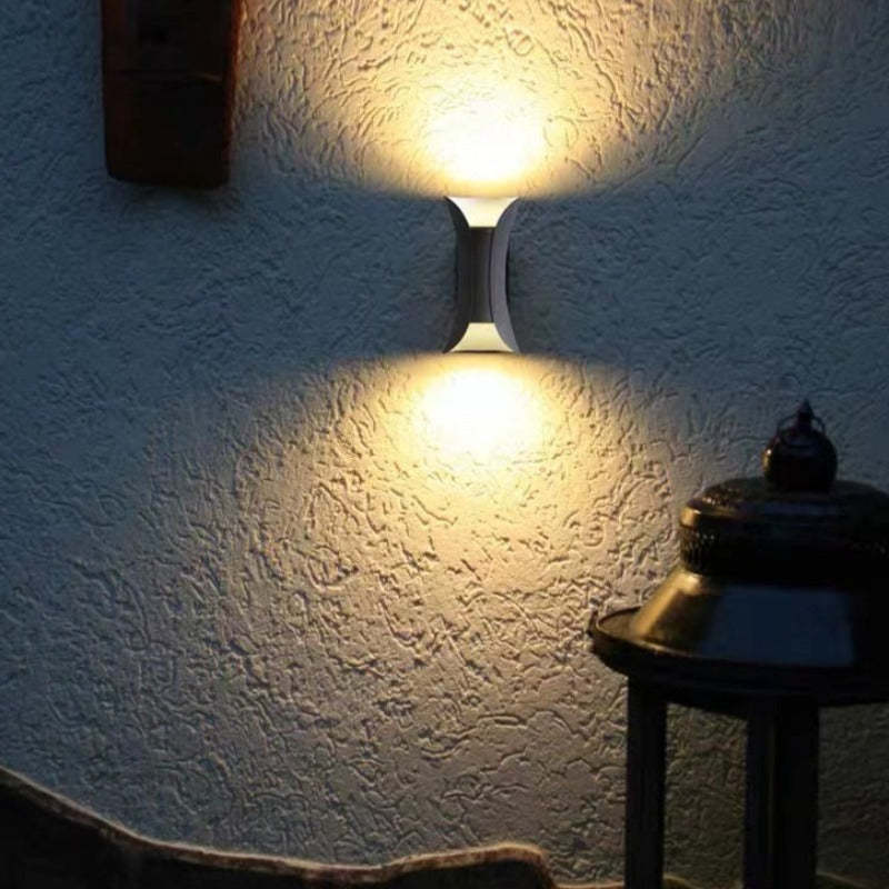 Curved Up and Down LED Outdoor Wall Light - Arrielight