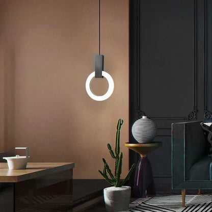 Modern LED Ring Pendant Light